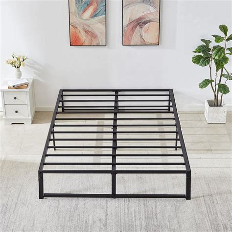 king metal bed frame with box spring|boxless bed frame.